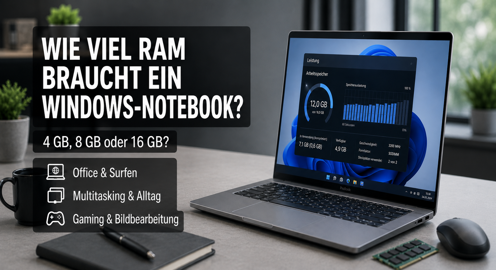 4 GB, 8 GB oder 16 GB oder sogar mehr RAM