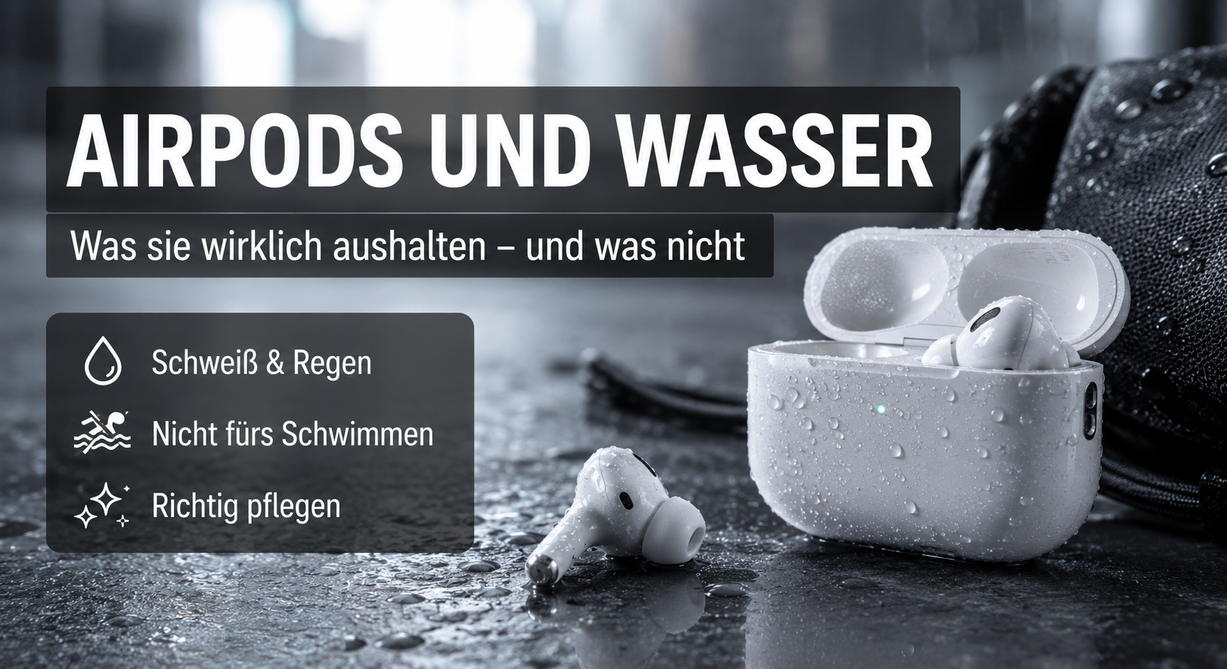 AirPods und Wasser: Was sie wirklich aushalten – und was nicht