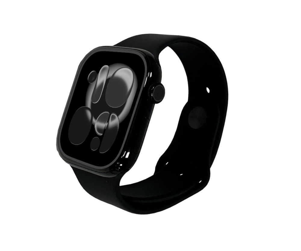 Apple Watch Series 11 GPS + Cellular – 46 mm – Diamantschwarz Aluminium – Sportarmband Schwarz (M/L)